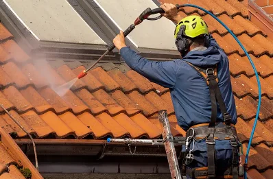 Démoussage et hydrofuge de toiture à Cambrin